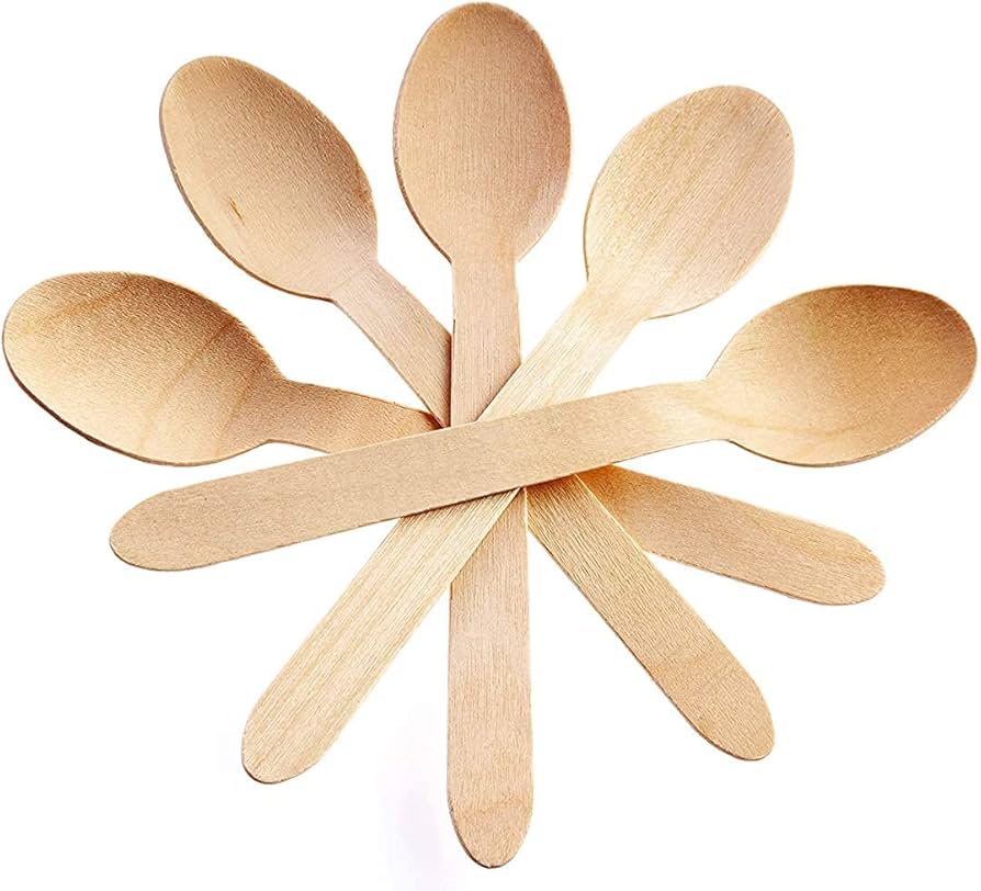 WOODEN SPOON (95 MM) 100 PC-PKT